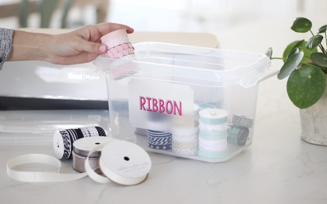 Easy DIY Craft Organization & Labels