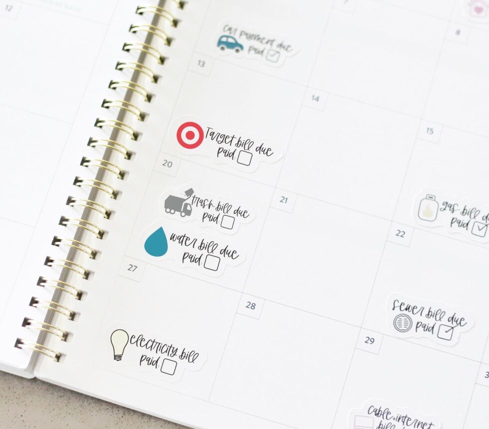 How to Make Planner Stickers Using Your Cricut | Karley Hall