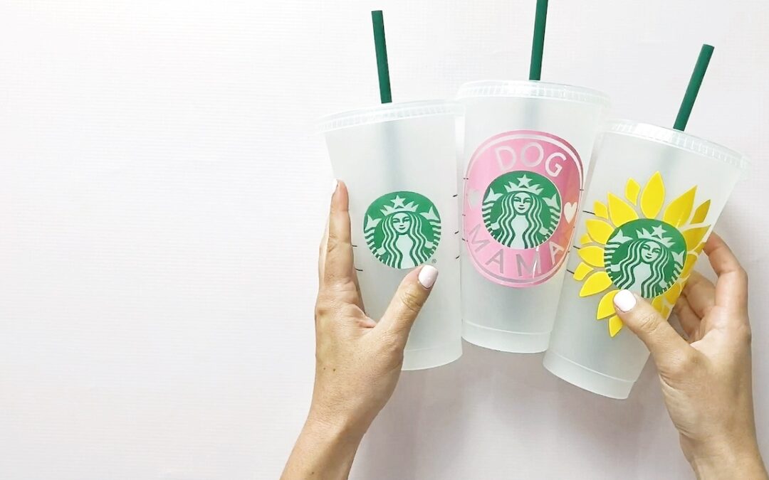 How to Make DIY Starbucks Cup Vinyl Wrap with your Cricut Machine! (FREE  SVG TEMPLATE!) 